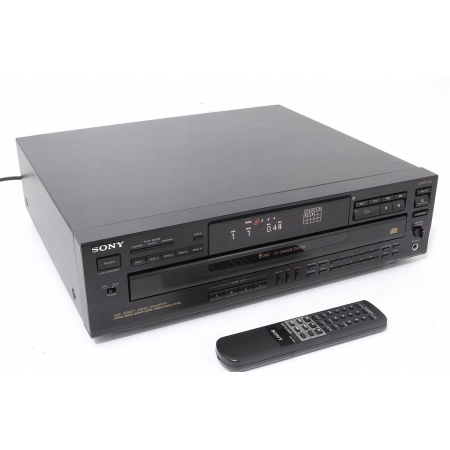 SONY CDP-C545 ODTWARZACZ CD NA 5 PŁYT PILOT !