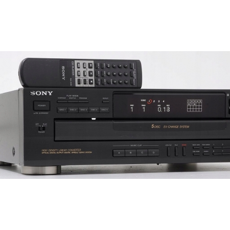 SONY CDP-C545 ODTWARZACZ CD NA 5 PŁYT PILOT !
