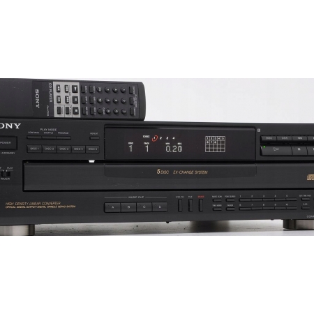 SONY CDP-C545 ODTWARZACZ CD NA 5 PŁYT PILOT !