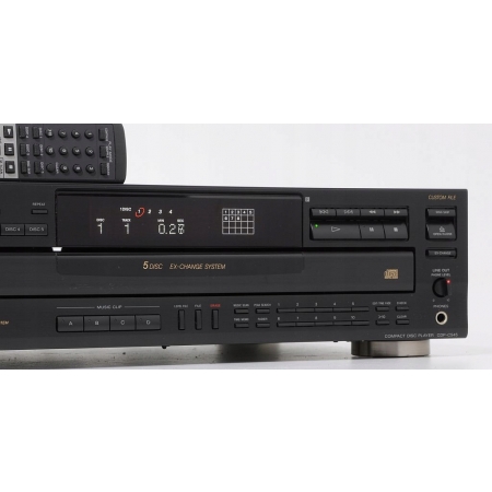 SONY CDP-C545 ODTWARZACZ CD NA 5 PŁYT PILOT !