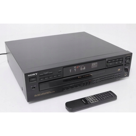 SONY CDP-C545 ODTWARZACZ CD NA 5 PŁYT PILOT !
