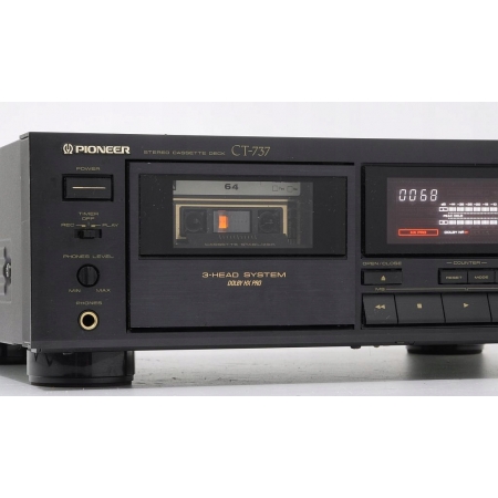 PIONEER CT-737 REWELACYJNY MAGNETOFON 3 HEAD !