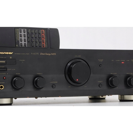 PIONEER A-607R WZMACNIACZ STEREO WYSOKI MODEL PILOT !