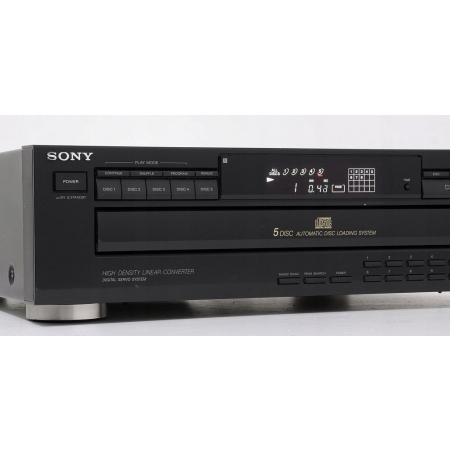 SONY CDP-C445 ODTWARZACZ CD NA 5 PŁYT