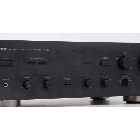 YAMAHA AX-570 FIRMOWY WZMACNIACZ STEREO - USZKODZONY !