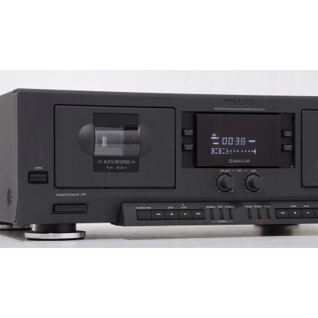 PHILIPS FC911 FIRMOWY DECK MAGNETOFON DWUKASETOWY !