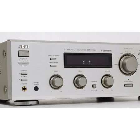 AKAI AM-V1200 ZNAKOMITY WZMACNIACZ STEREO / 5.1 !