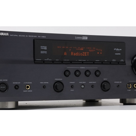 YAMAHA RX-V663 ZNAKOMITY AMPLITUNER 7.2 DTS RDS HDMI !