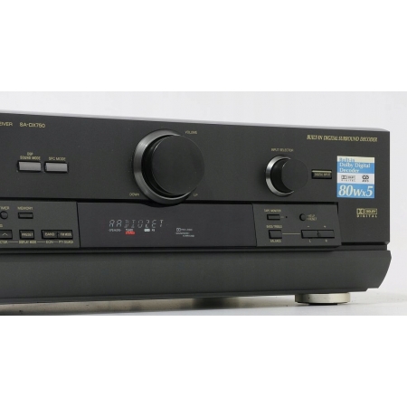 TECHNICS SA-DX750 FIRMOWY AMPLITUNER 5.1 D.DIGITAL RDS !